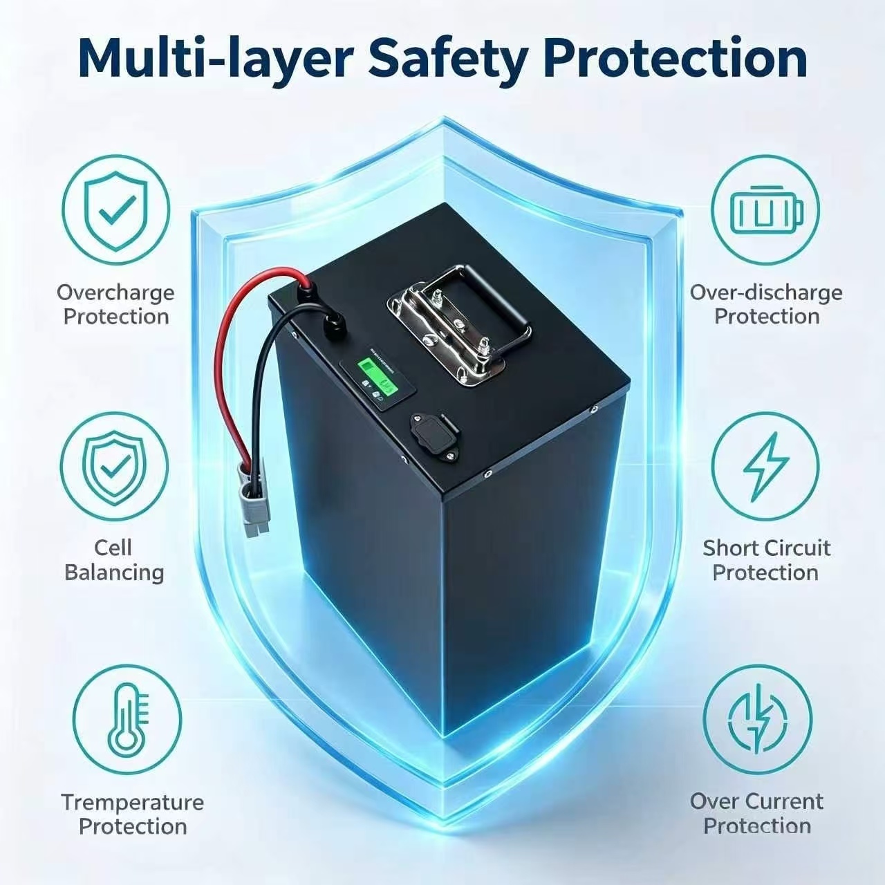 Литий-ионный аккумуляторный бл – обзор и цена 72V 30Ah Lifepo4 Battery Pack